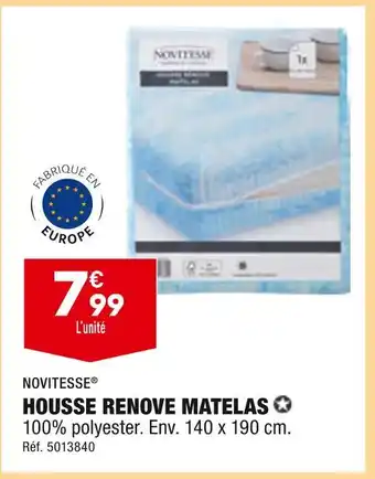 ALDI Novitesse housse renove matelas offre
