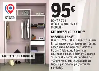 E.Leclerc Kit dressing exto offre