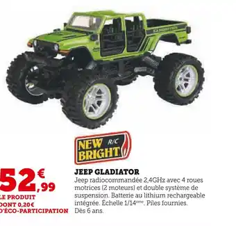 Hyper U New bright jeep gladiator offre