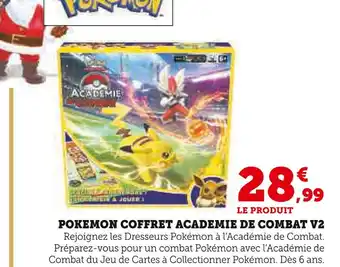 Hyper U Pokemon coffret academie de combat v2 offre