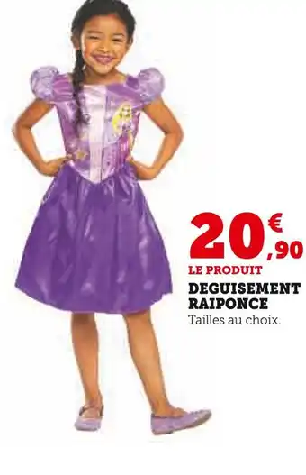 Deguisement raiponce