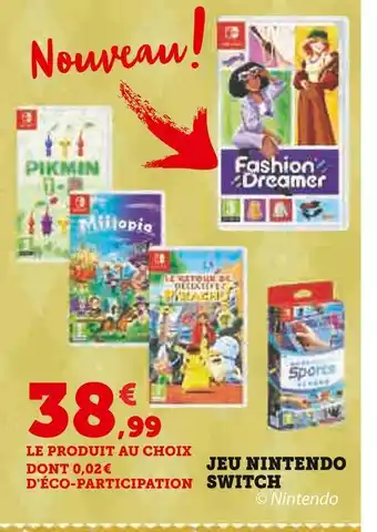 Hyper U Nintendo jeu nintendo switch offre