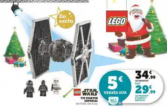 Hyper U Lego tie fighter imperial offre