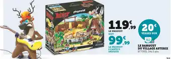 Hyper U Playmobil le banquet du village asterix offre