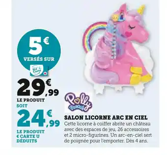 Salon licorne arc en ciel