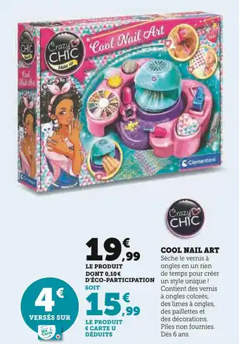 Hyper U Crazy chic cool nail art offre