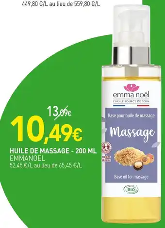 Emmanoel huile de massage