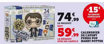 Hyper U Funko pop calendrier de l'avent funko pop harry potter offre