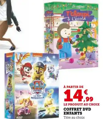 Hyper U Coffret dvd enfants offre