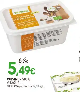 naturéO Vitaquell cuisine offre
