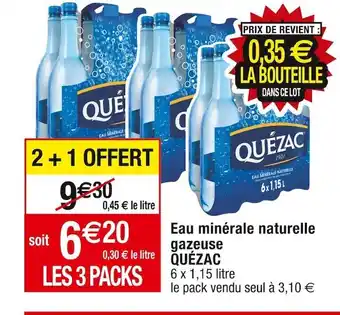 Quézac eau minérale naturelle gazeuse