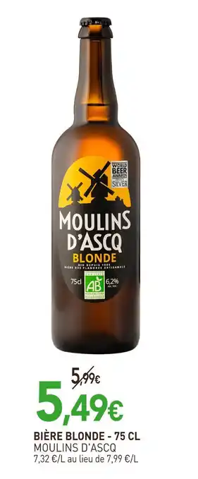 naturéO Moulins d'ascq bière blonde offre