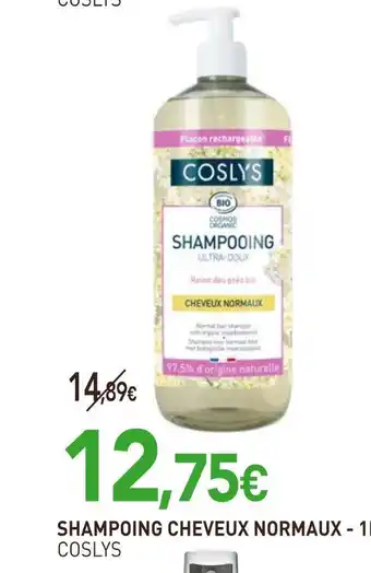 naturéO Coslys shampoing cheveux normaux offre