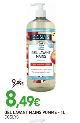 naturéO Coslys gel lavant mains pomme offre