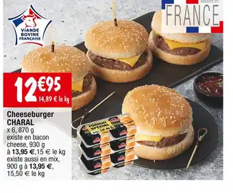 Cora x Carrefour Charal cheeseburger offre