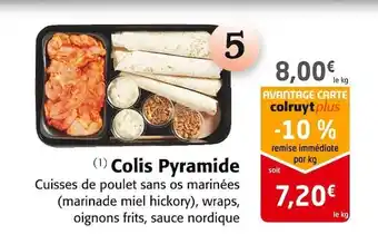 Colis pyramide