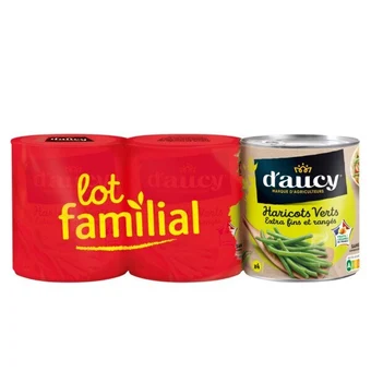 Auchan Haricots verts extra fins & rangés d'aucy offre