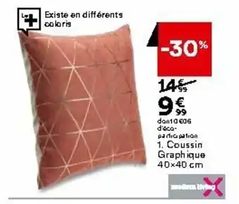 BUT Coussin Graphique offre