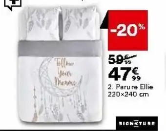 BUT Parure Ellie 220x240 cm offre