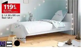 BUT Lit 90x190 cm offre