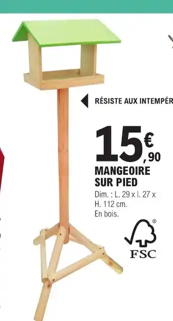 MANGEOIRE SUR PIED