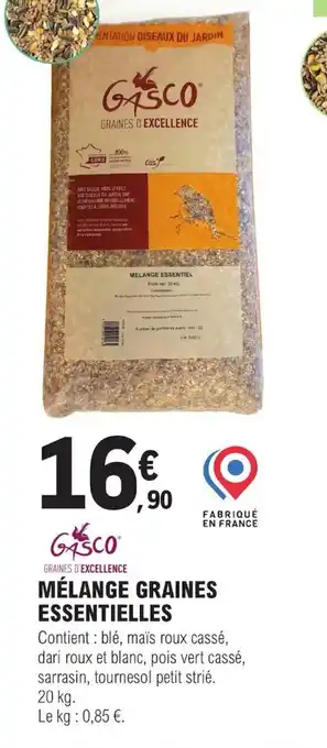 MĂLANGE GRAINES ESSENTIELLES