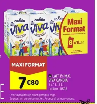 A LAIT 1% M.G. VIVA CANDIA
