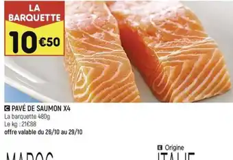 Leader Price CPAVÉ DE SAUMON X4 offre