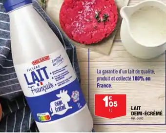 ALDI LAIT DEMI-ÉCRÉMÉ offre