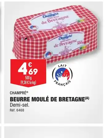 ALDI BEURRE MOULÉ DE BRETAGNE offre