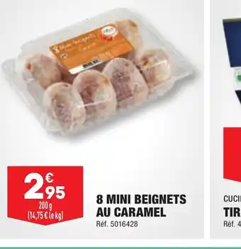 ALDI 8 MINI BEIGNETS AU CARAMEL offre