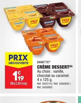 ALDI CRÈME DESSERT offre