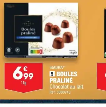 ALDI ISAURA BOULES PRALINÉ offre
