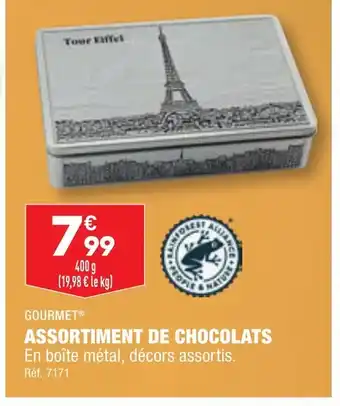 ALDI ASSORTIMENT DE CHOCOLATS offre