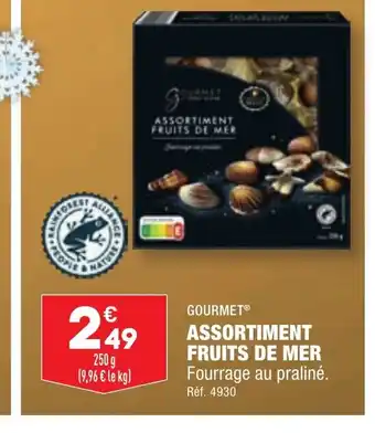 ALDI ASSORTIMENT FRUITS DE MER offre