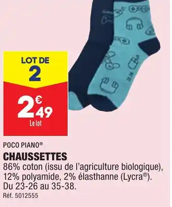 ALDI CHAUSSETTES offre