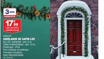 GUIRLANDE DE SAPIN LED