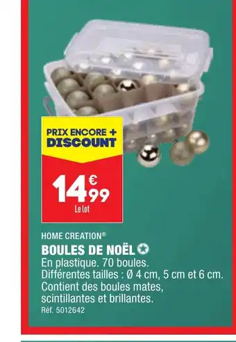 ALDI BOULES DE NOËL offre