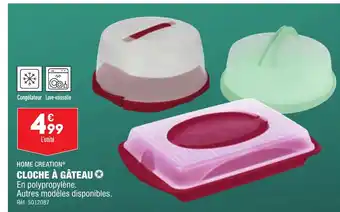 ALDI CLOCHE À GÂTEAU offre