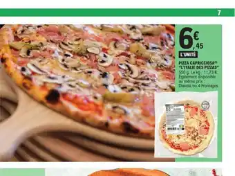 E.Leclerc PIZZA CAPRICCIOSA) "L'ITALIE DES PIZZAS offre