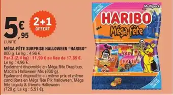 E.Leclerc MÉGA-FÊTE SURPRISE HALLOWEEN "HARIBO" offre