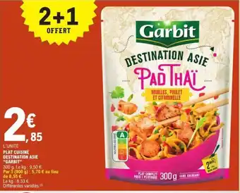 E.Leclerc PLAT CUISINÉ DESTINATION ASIE "GARBIT" offre