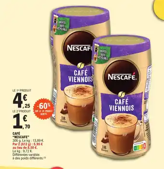 E.Leclerc CAFÉ "NESCAFE" offre