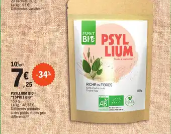 PSYLLIUM BIO(2) "ESPRIT BIO"