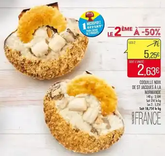 Match Coquille Noix De St Jacques À La Normande offre