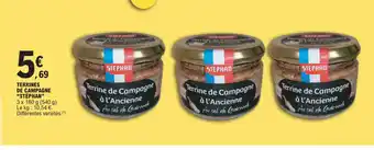 E.Leclerc TERRINES DE CAMPAGNE "STÉPHAN" offre