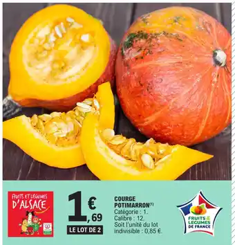 E.Leclerc COURGE POTIMARRON (¹) offre