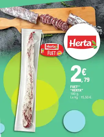 E.Leclerc FUET(7) "HERTA" 180 g offre