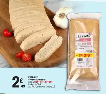 E.Leclerc PRÉFOU (3) "PASO TRAITEUR" offre