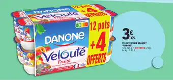 E.Leclerc VELOUTÉ FRUIX BRASSÉ (²) "DANONE" offre